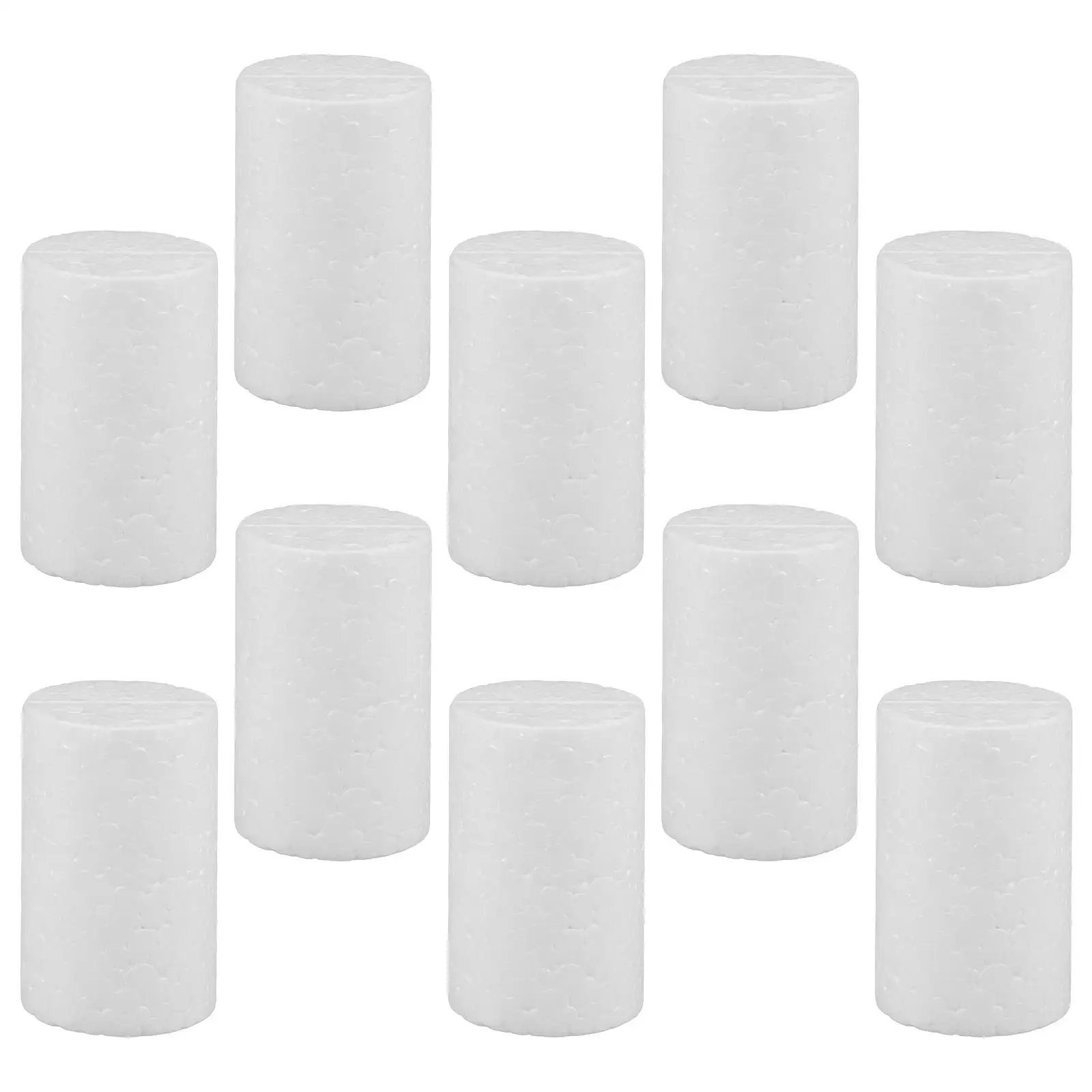 

10 Pcs Cylinder Decoration Lightweight Christmas Tree Indoor Party Scenes Diy Foam Balls Craft Foam Cake