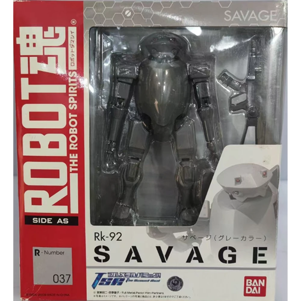 BANDAI Originele GUNDAM ROBOT De Robot Spirits Serie Rk-92 SAVAGE Anime Figuur Model Speelgoed Collectible Geschenken Op Voorraad