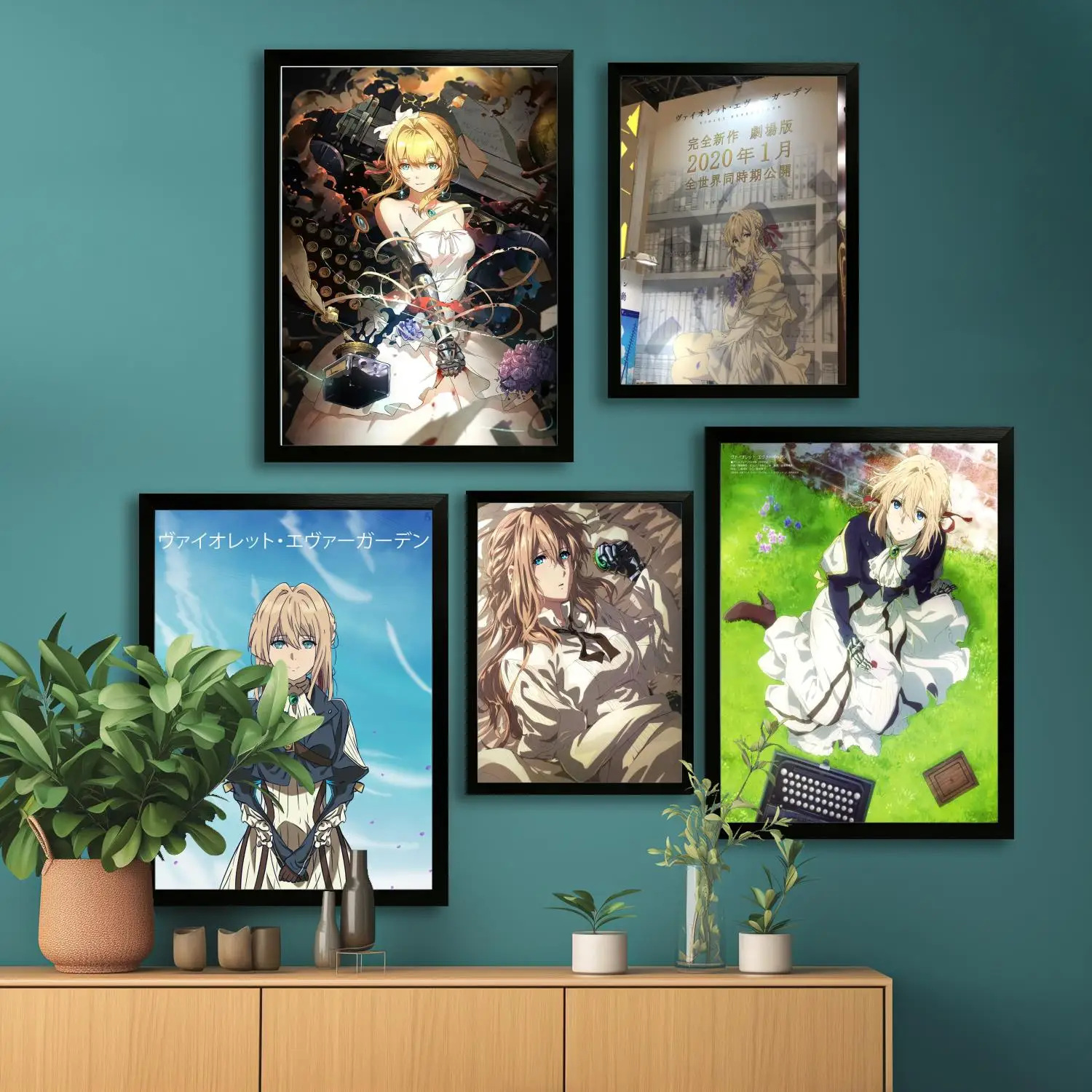 violet evergarden Canvas Art Poster and Wall Art Picture Print, Modern Family Bedroom Decor Posters,Decorative painting