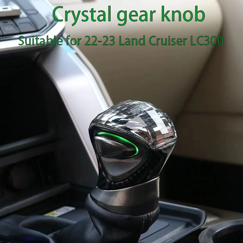 

Для Toyota Land Cruiser Prado LC300 2022-2023 годов, отделка со стразами, ручка переключения передач автомобиля, ручка рамы, крышка, аксессуары для стайлинга