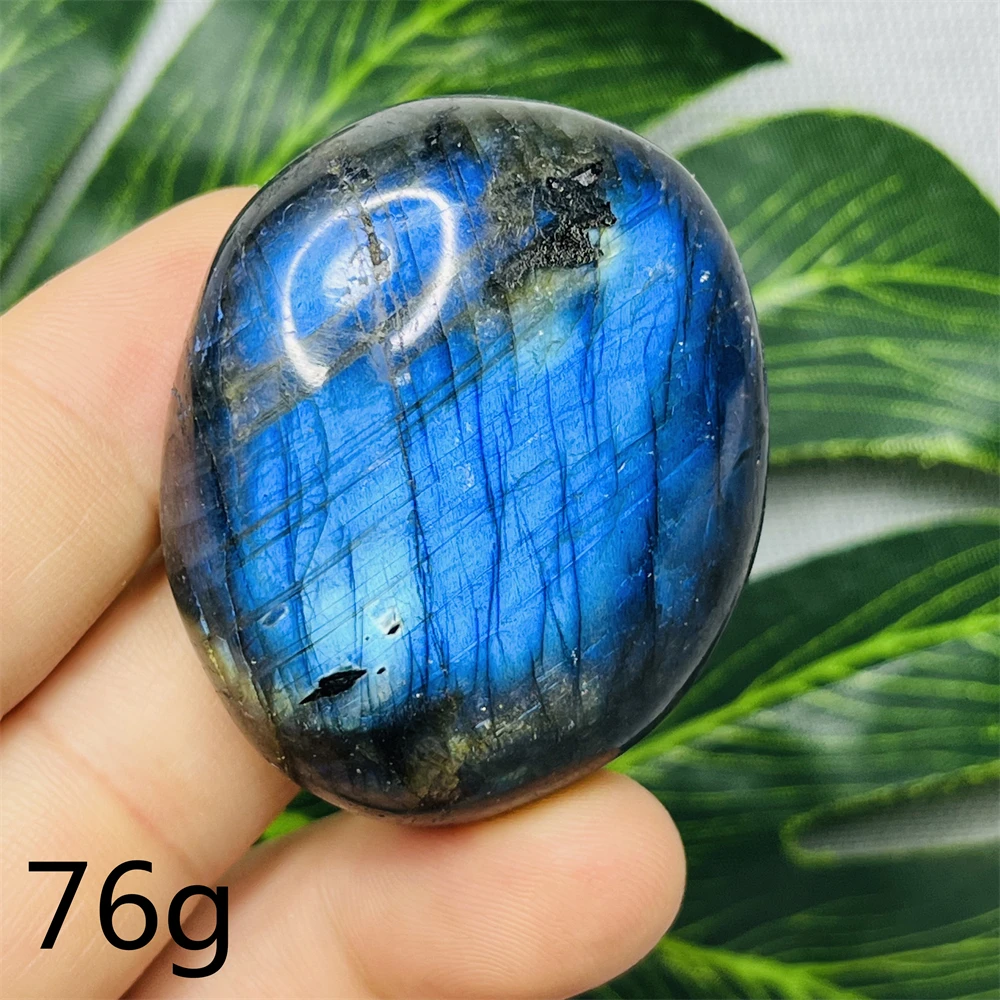 Natural Gemstone Labradorite Palmstone Sparkle Stone Home Room Decoration Festival Gifts Witchcraft Prayer Spiritual Healing