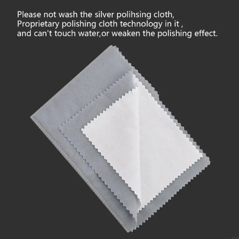قطعة قماش متينة تنظيف الفضة من القماش تلميع الفضة للمجوهرات