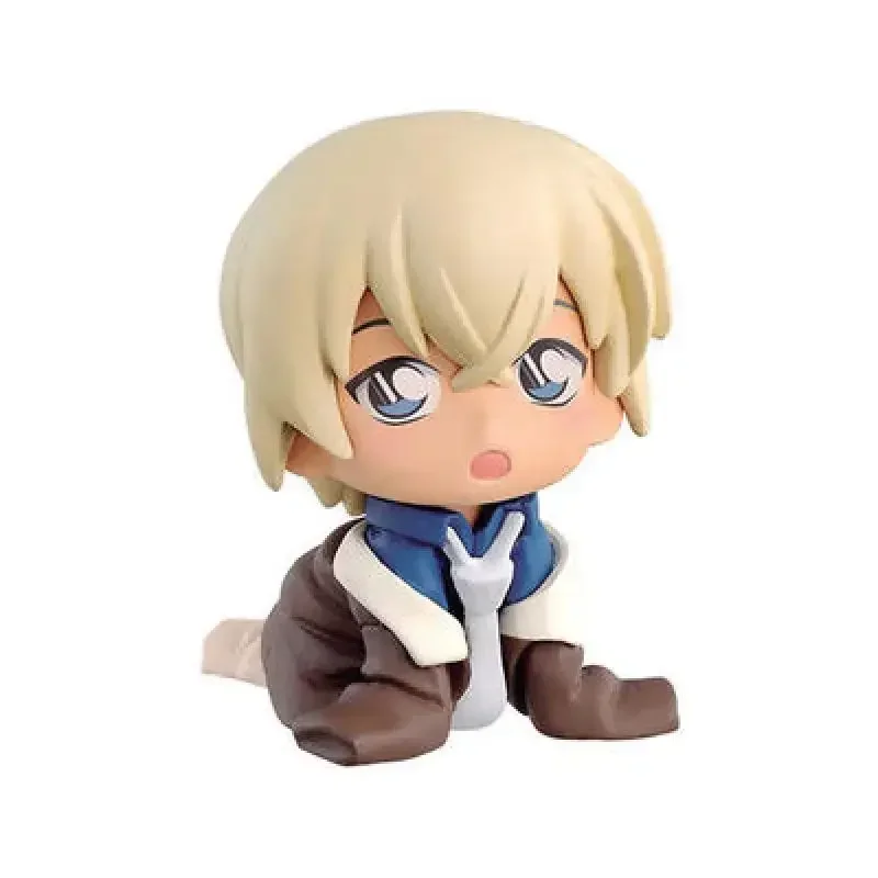 Anime detektyw Conan rysunek Gasha Scotch Shinichi Kudo Toru Amuro Masumi Sera zabawki Kawaii pcv Model lalki ozdoby prezenty