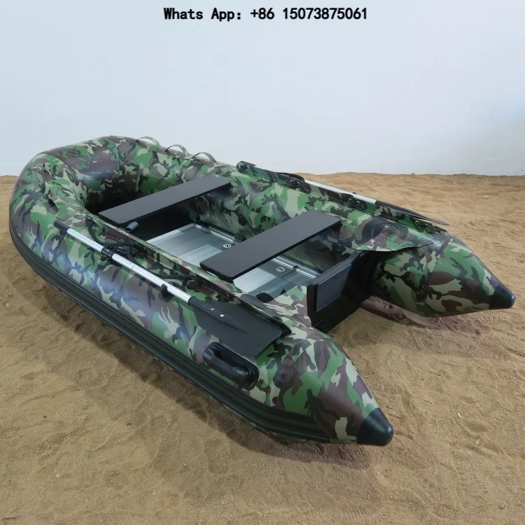 CE Approved 4 Persons Soft Bottom Aluminum Fold Floor Inflatable Sailing Boat ASA-360 for Hot Sale