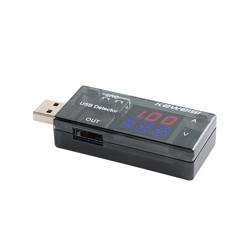 KWS-10VA Dual USB corrente tensione di carica rilevatore Tester batteria voltmetro robusto amperometro caricabatterie Tester