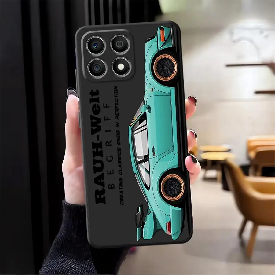 JDM طوكيو الانجراف سيارة رياضية كول الحال بالنسبة الشرف X7 8X X9c X9a X7a X8 X9 70 90 لايت لينة عودة غطاء الهاتف #6