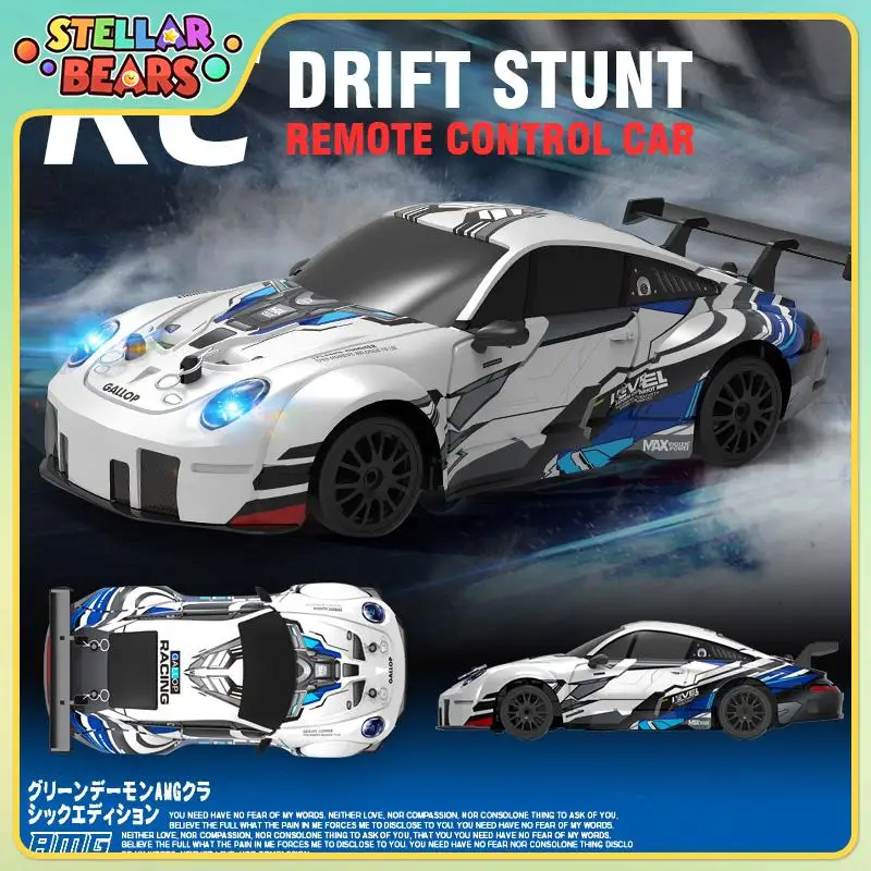 

2,4G RC Drift Racing Cars Сменные шины Высокоскоростной суперкар с дистанционным управлением с подсветкой Гоночный автомобиль для соревнований Подарок для мальчиков
