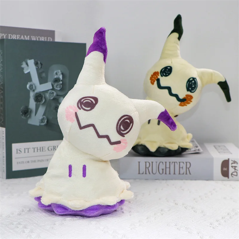 Pokemon Plush shiny Mimikyu Toys Jigglypuff Keldeo Gastly Scorbunny Stuffed Butterfree Caterpie Cartoon Kawaii Gengar Dolls Kids