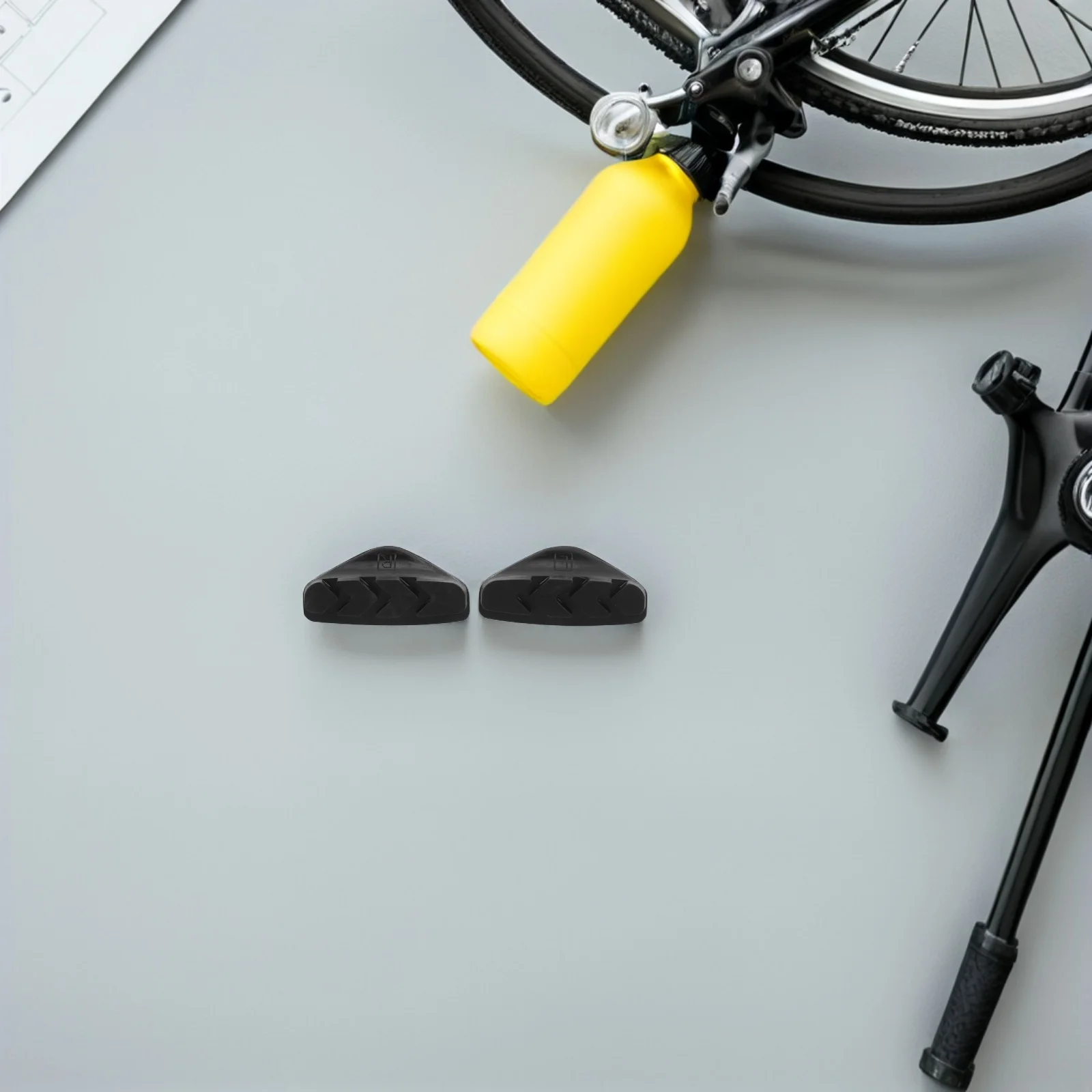 

2 Pairs C-brake Pads Bicycle V-shaped -resistant Rubber Disc Blocks Bike Brakes Accessory Brake Parts