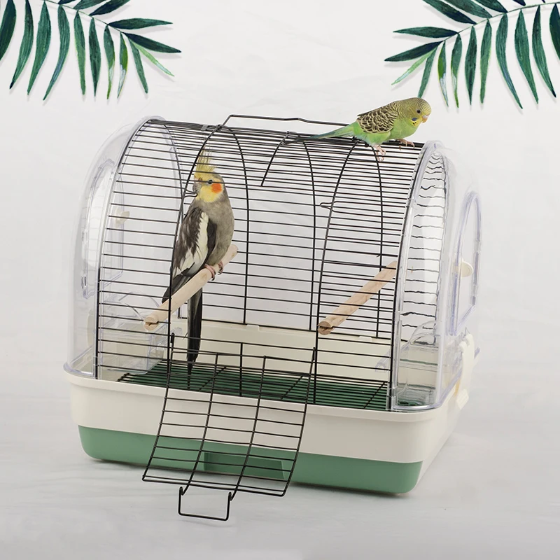 

Outdoors Parrot Bird Cages Large Carrier Breeding Transparent Quail Bird Cages House Southe Park Vogelhaus Birds Supplies WZ50BC