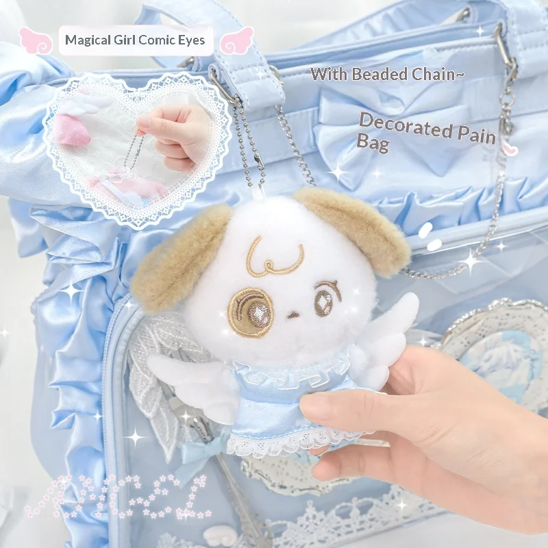 لطيف الكرتون عيون ماجيك الملاك Rosyposy أفخم قلادة بناتي Kawaii Ins الكورية 10 سنتيمتر دمية محشوة هدية