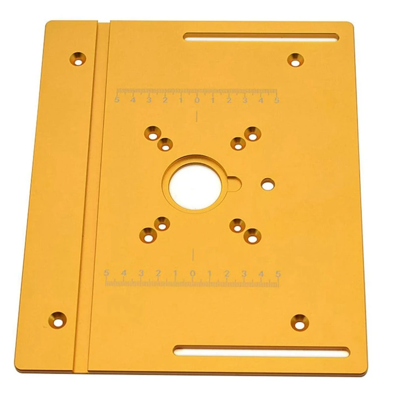 

Aluminium Router Table Insert Plate Table Insert Plate,Router Trimmer Woodworking Electric Wood Milling Flip Board