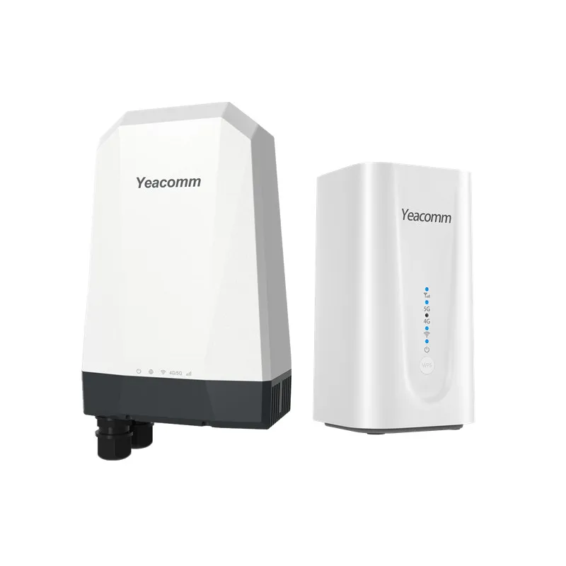 Yeacomm NR610 5G NR Cellular ESIM Router CAT20 IP67 Outdoor CPE With Dual SIM Card Slot VSIM WiFi6 AX1800 POE Data Function