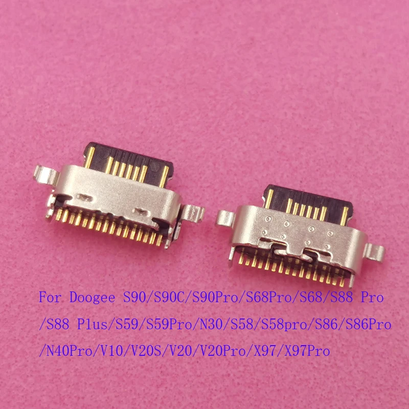 1-20Pcs USB Charger Type C Dock Charging Connector Plug For Doogee S90 S90C S68 S88 S59 N30 S58 S86 N40 Pro V10 V20S V20 X97