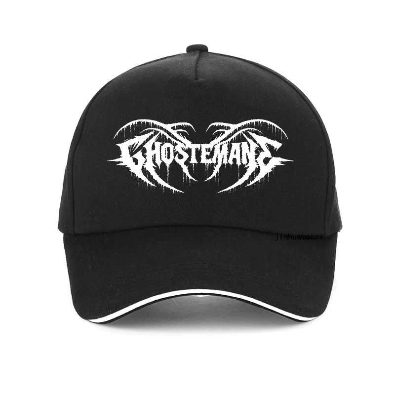 

Ghostemane Print Baseball Cap Man Pouya hat Men's Cotton summer high quality golf visor Breathable Adjustable Snapback hats