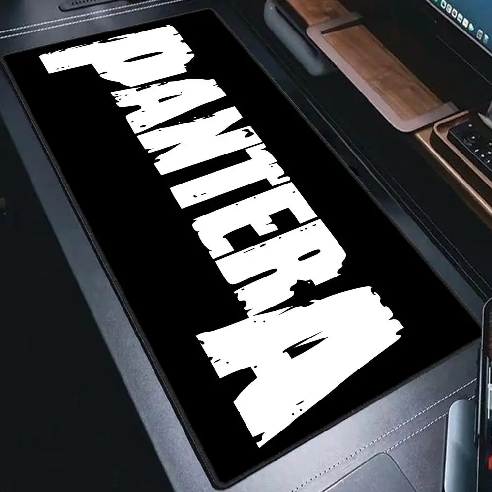 HYBXAXC Mouse Pad Gamer Custom HD Computer Desk Keyboard Pad Rock Band P-pantera Heavy Mental Natural Rubber Carpet Table Mat