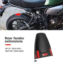 For YAMAHA MT 07 MT07 2013 - 2017 XSR 700 XSR700 2016-2020 Motorcycle Rear Wheel Fender Extender Mudguard Extension Splash Guard