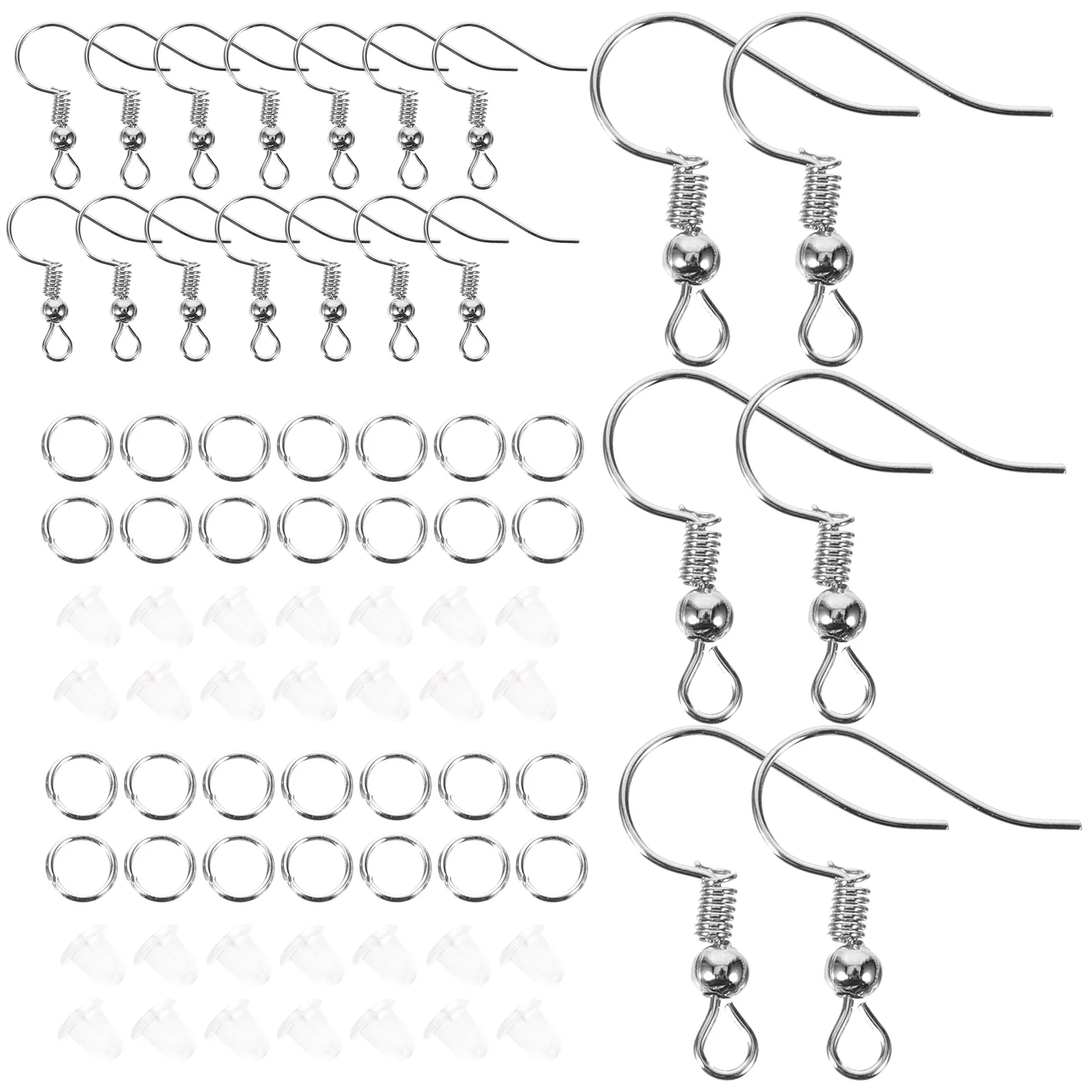 

3Sets Earring Making Kit DIY Craft Dangle Hooks Jewelry Accessories Supplies for Hoops Dangling Hook Earrings Projects