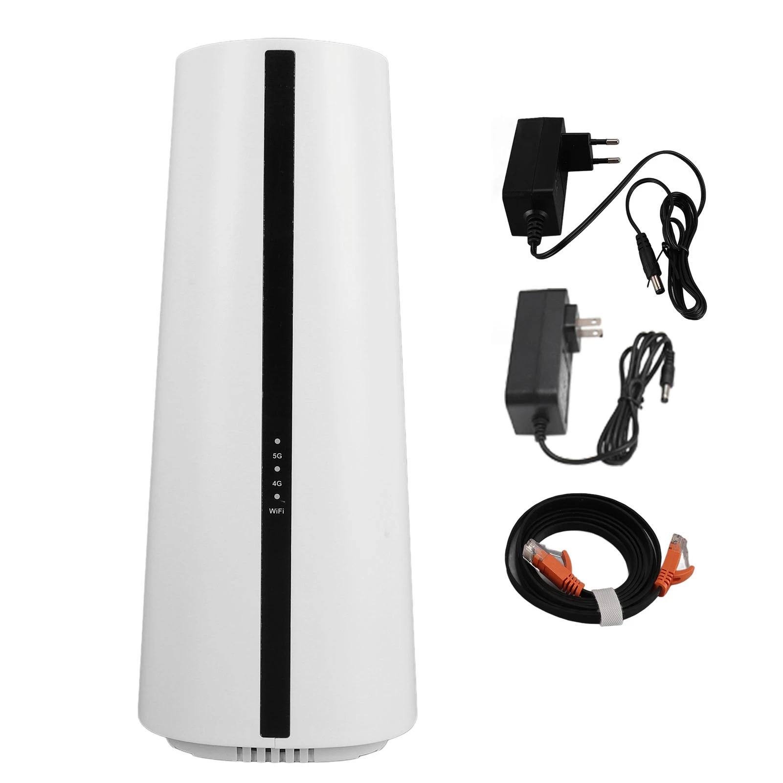 

5G CPE Router with SIM Card Slot 2.4G 5.8G Dual Band Router Support 32 Users 5G NR NSA SA Wireless Internet Router for Home Work