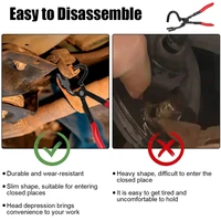 Pliers Car Exhaust Pipe Rubber Pad Gasket Removal Tools Exhaust Hanger Install Disassembly Puller Garage Tools Auto Accessories 6