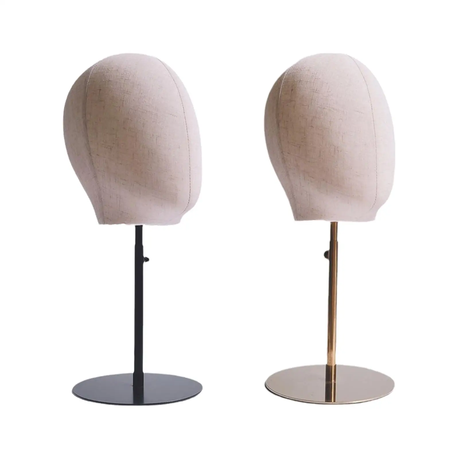 with Metal Base Hats Wig Display Stand Adjustable Fashion Stable Mannequin Head Wig Stand for Beginner,Stylist Shopping Mall