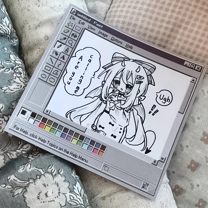 Discover the Perfect Creative Tool: Vintage Computer Drawing Board Notepad for Only .36