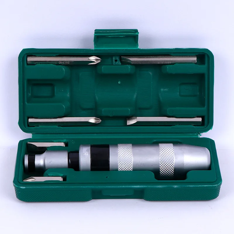 7Pc Ijzeren Doos Impact Schroevendraaier Raakte De Impact Batch Batch Set Hardware Tools Schroevendraaier
