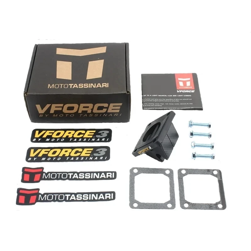 Kit de Válvulas de Palheta de Fibra de Carbono V-FORCE 3 v3144 para Motocicletas Yamaha YZ125 Y125 Y15ZR Y125Z RXZ RX115 RXZ-D