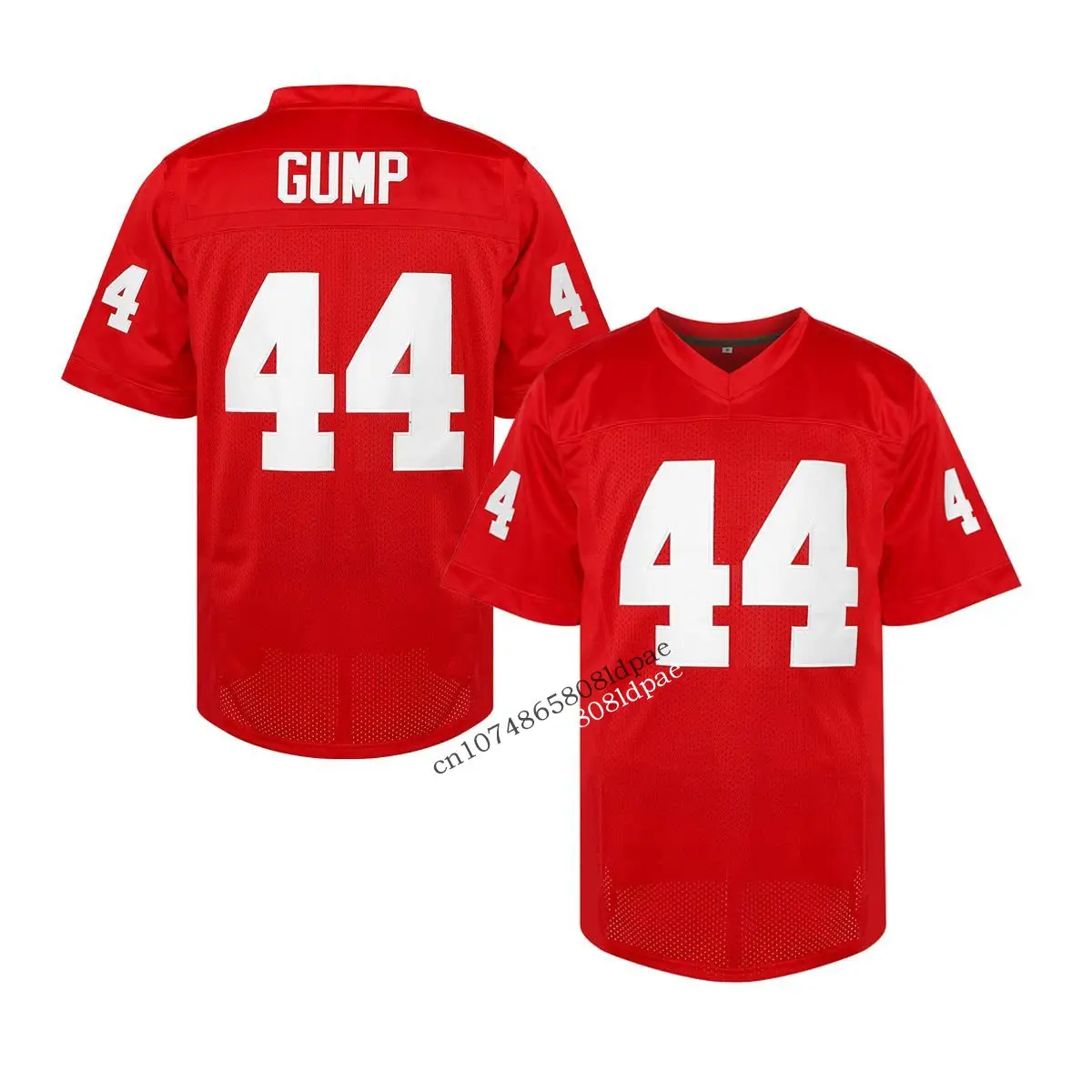 Forrest Gump Jersey 44 America Football Jersey Classic Movie Cosplay Clothing Sport Shirt Us Size S-XXXL