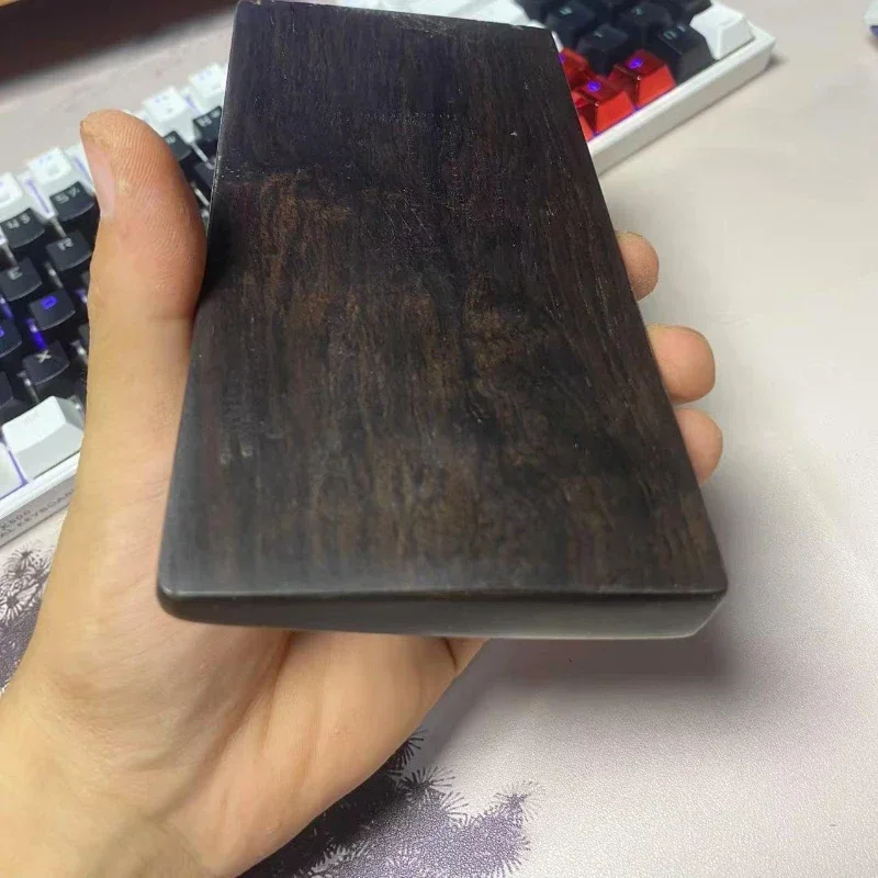 مسند يد من خشب الصندل الأرجواني مخصص من الخشب الصلب مريح راحة راحة راحة واحدة مضادة للانزلاق مريحة لعبة المكتب سوار مسند المعصم