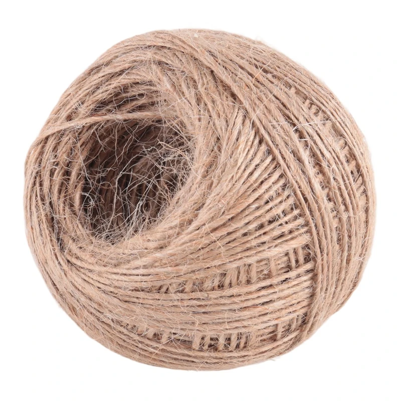100 Meter Natural Textured Hessian Jute Twine String 1mm