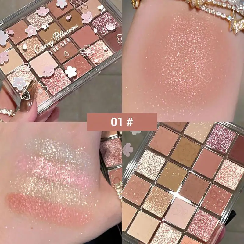 Perlglanz Lidschatten 20 Farben Glitter Matte Wasserdicht Lidschatten-palette Shiny Augen Koreanische Kosmetische Make-Up für Frauen Dropship