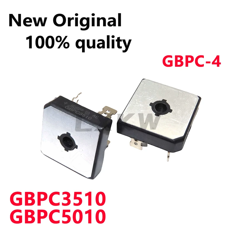 5/PCS New Original Bridge rectifier GBPC3510 1000V35A Square bridge GBPC5010 1000V50A Rectifier bridge GBPC-4 In Stock