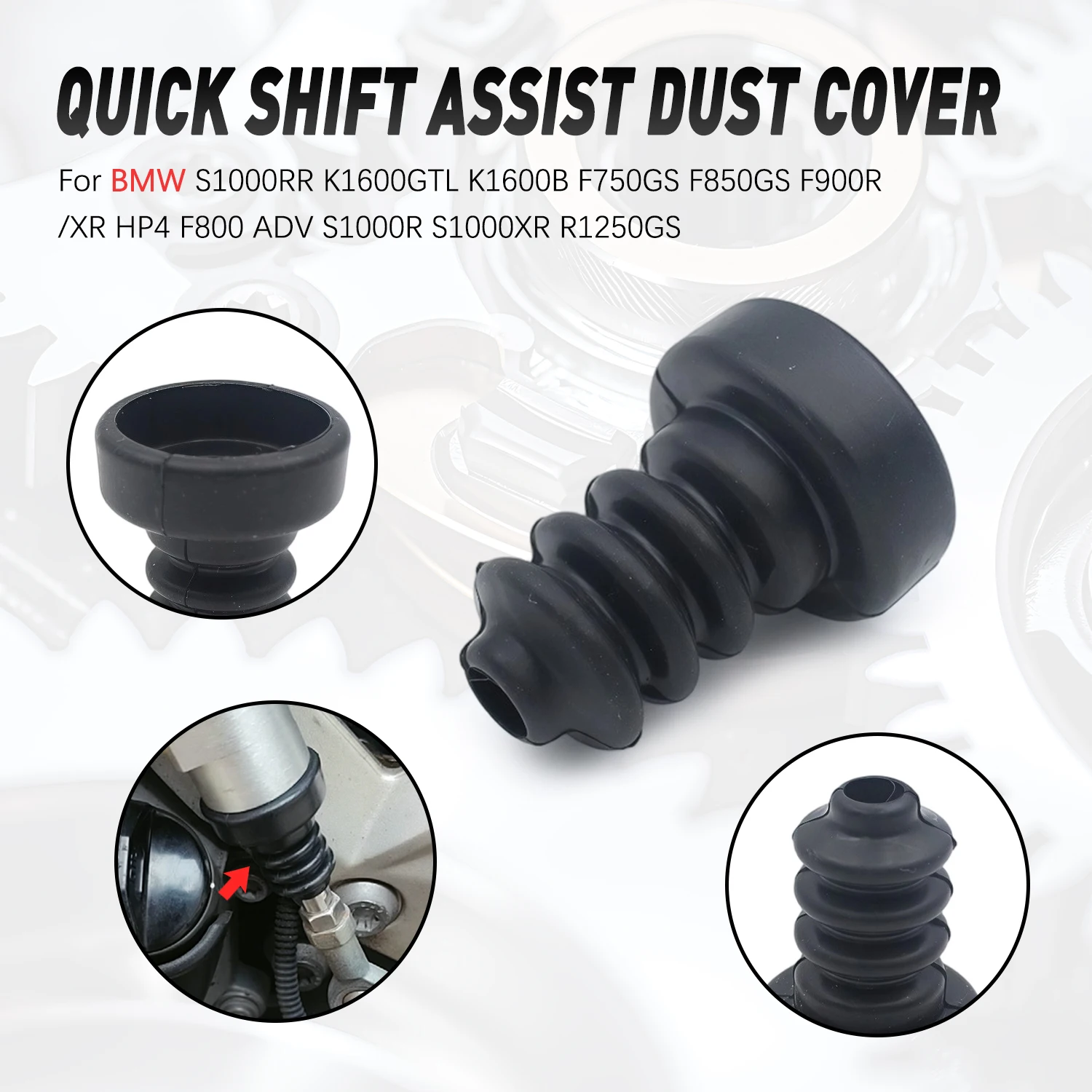 

Motorcycle For BMW S1000RR K1600GTL F750GS F850GS F900R/XR F800 ADV S1000R S1000XR R1250GS Quick Shifter Shift Assist Dust Cover
