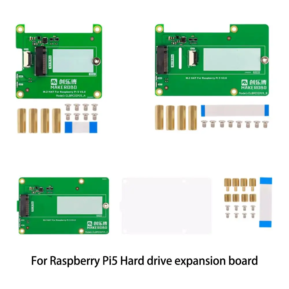 Placa de expansión de alta velocidad adecuada para Raspberry Pi 5, unidad de estado sólido dedicada PCIe M.2 NVME SSD, placa de expansión