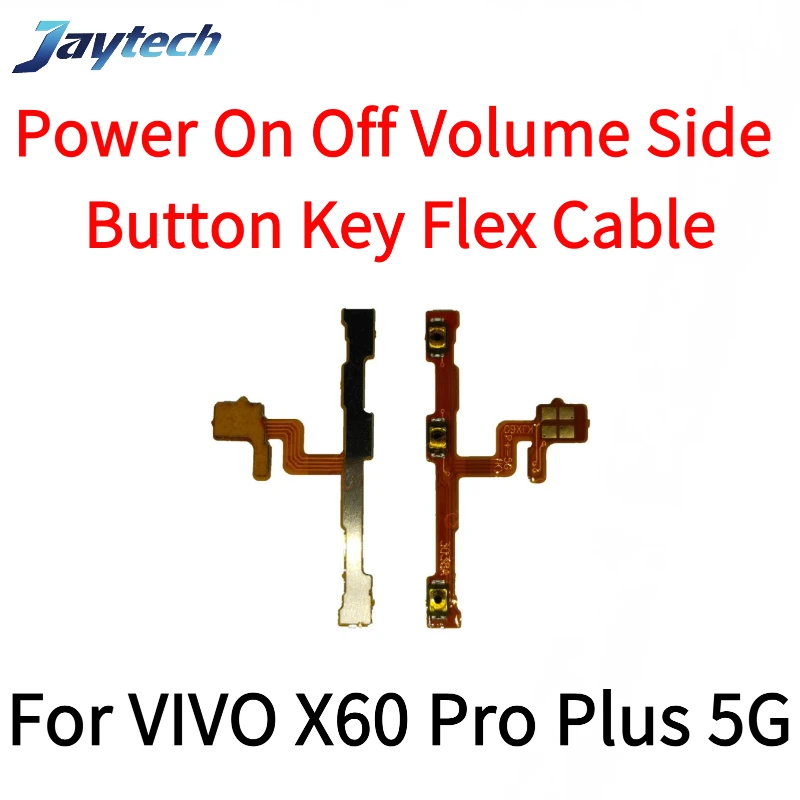 1 قطعة مفتاح زر جانبي لحجم الطاقة لـ VIVO Y29 Y75 V50 Lite 5G مفتاح الطاقة الجانبي + زر الصوت لـ VIVO X200S X60 Pro Plus 5G