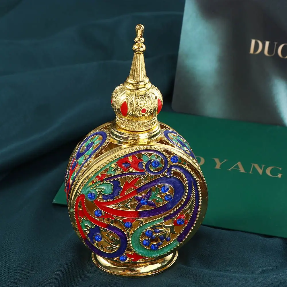 Stylizacja Dekoracja Prezent Antyk Mini Pojemnik na Kosmetyki Butelka z Kroplomierzem Butelki na Olejki Eteryczne Butelki Wielokrotnego Użytku