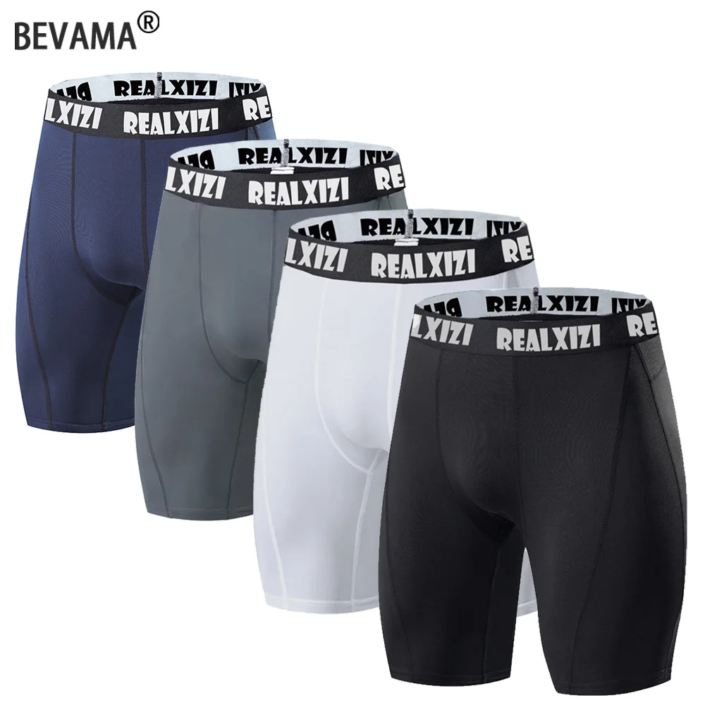 

Men's Sports Shorts Summer Bodybuilding Fitness Shorts Male Muscle Elastic Compression Tights Quick Dry Gym Workout Shorts
