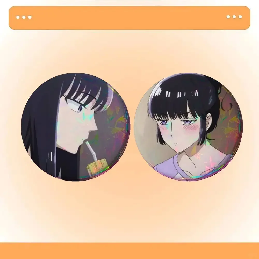 Anime After the Rain Akira Tachibana  Badges 25 32 44 58 75 mm Round Cosplay Pin Bag Decor Fans Collect Brooch Souvenir
