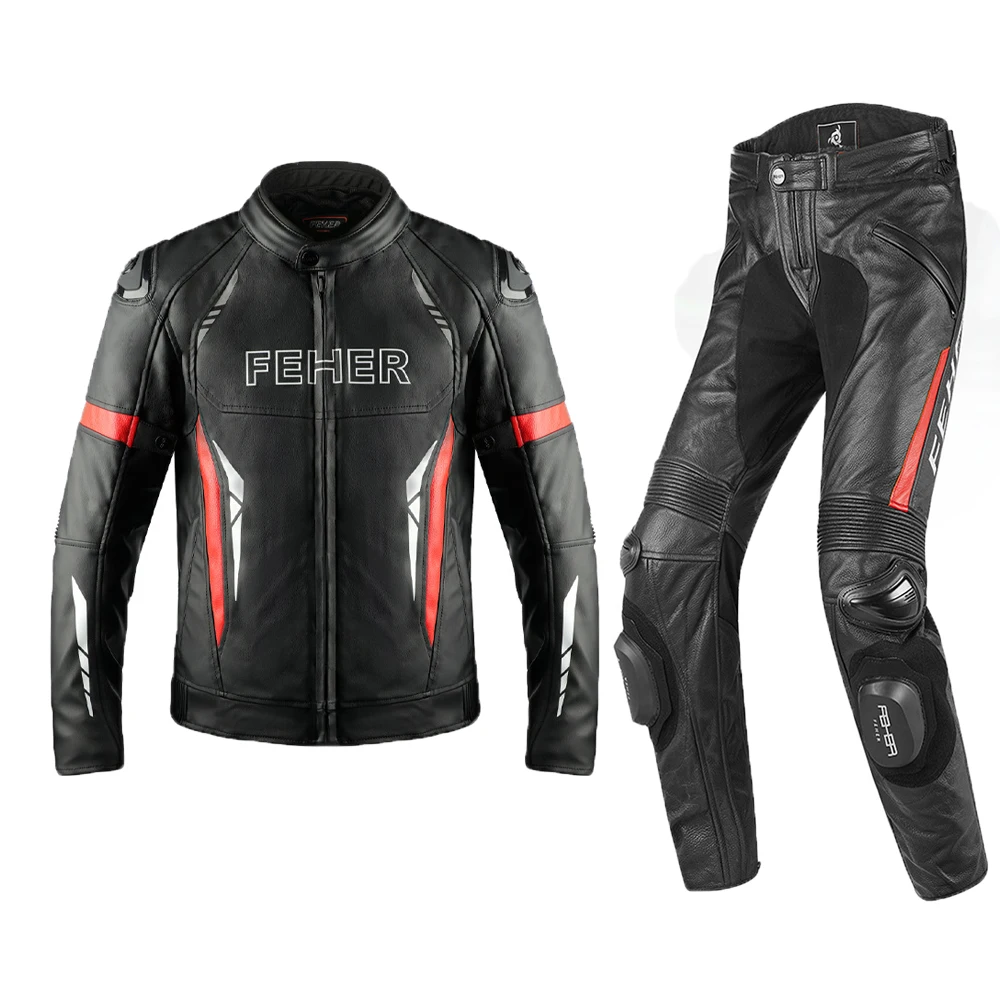 Cycling Jacket Breathable Non-slip Leather Jacket Wear Resistant Motorcycle Riding Suit Locomotive Suit  Comfortable Casual