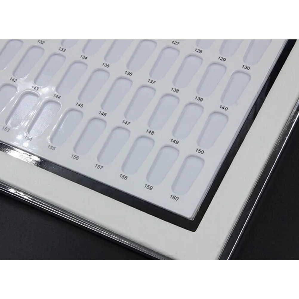 

Card For Nail Polish Glue Display Durable Manicure Color Show Book, Fine Workmanship, Long-Lasting Nail Art Organizer