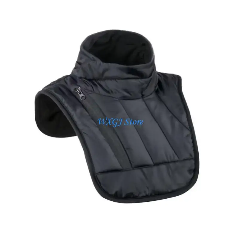 37JE Winter Sports Neck Chest Cover Breathable Fleece Layer Motorcycle Riding Warmer
