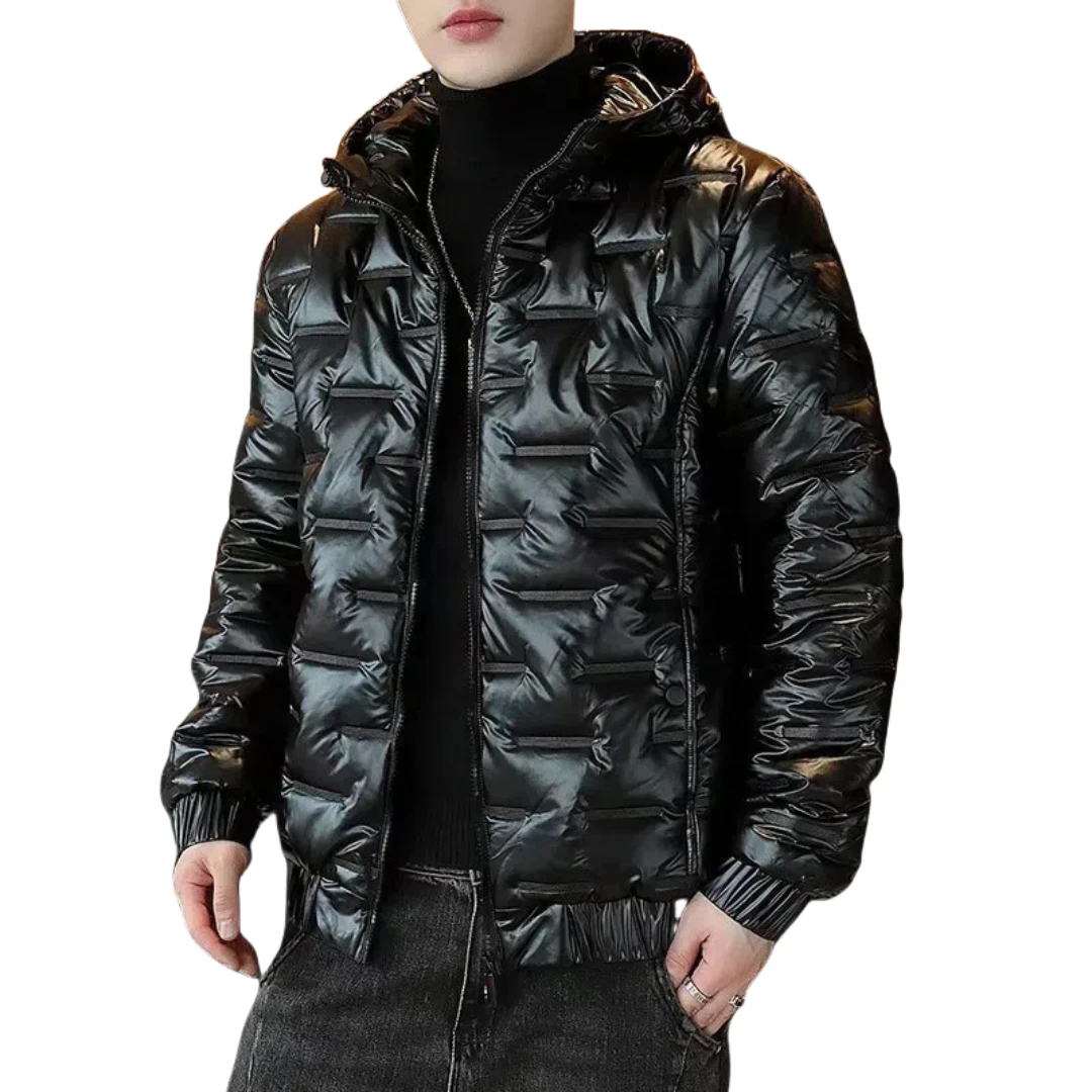 

Hooded Coats Men Windbreaker Thermal Jackets Clothing Winter Men's Warm Padded Jacket Fashion Men Cotton Thicken Parkas