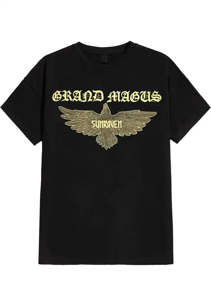 Grand Magus - Sunraven Logo - T-Shirt unisex cotton tee