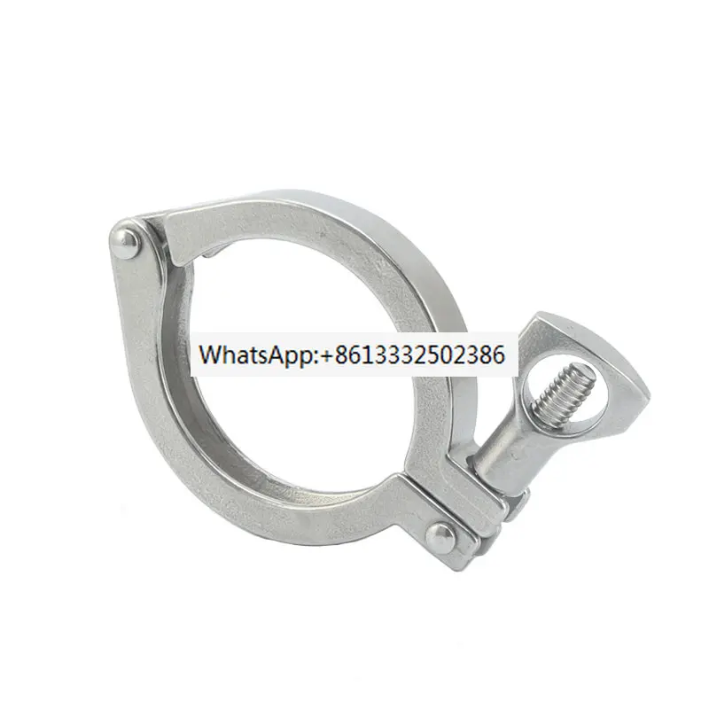 

304 stainless steel/precision casting/quick assembly clamp/chuck end/buckle joint/pipe clamp/clamp