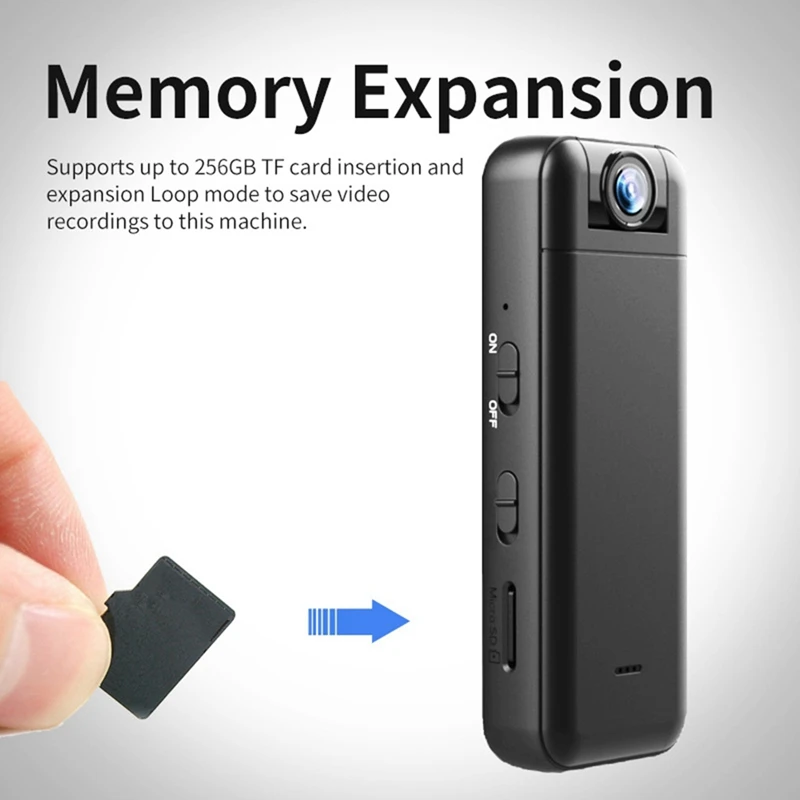 Mini telecamera FULL-IP Wifi Videoregistratore digitale portatile Visione notturna DVR Mini telecamera Baby monitor Piccola fotocamera indossabile