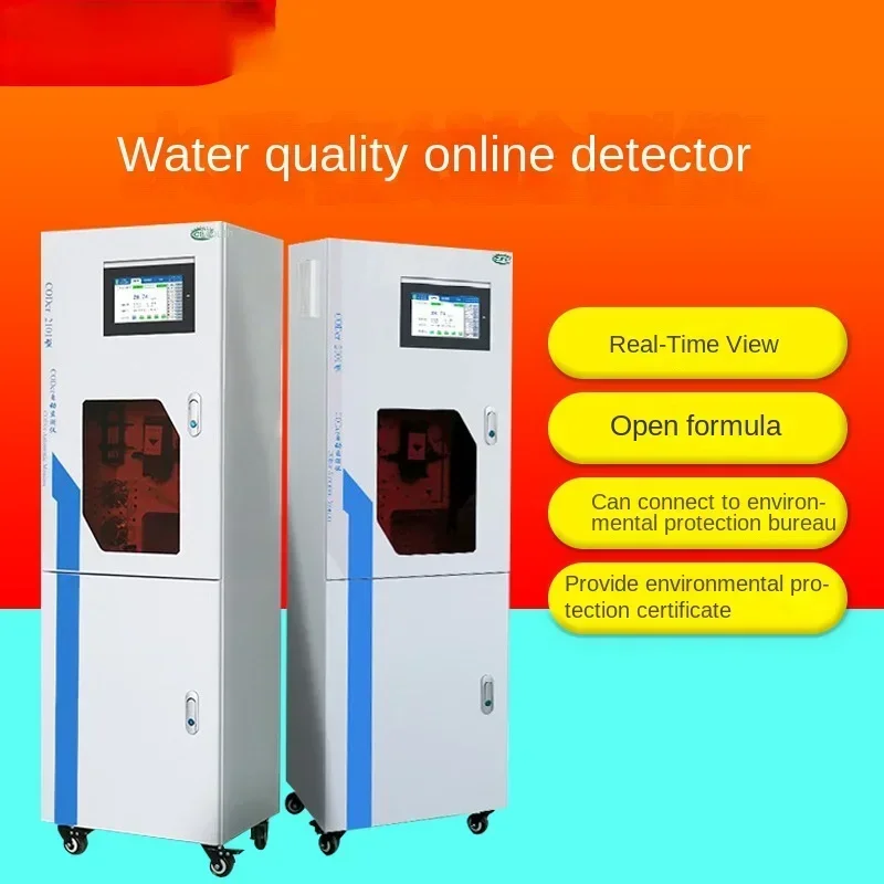 Industrial Cod Analyzer Ammonia Nitrogen Phosphorus Total Nitrogen Automatic Monitor Water Quality Heavy Metal Detector
