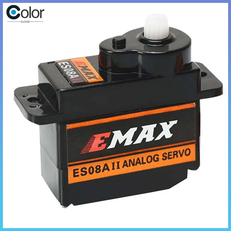 

Emax Es08a Ii 9g Micro Servo Plastic Gear Analog Mini Servo1.8kg/Sec For Rc Models Fixed Wing 3d Airplane Replacement Diy Parts