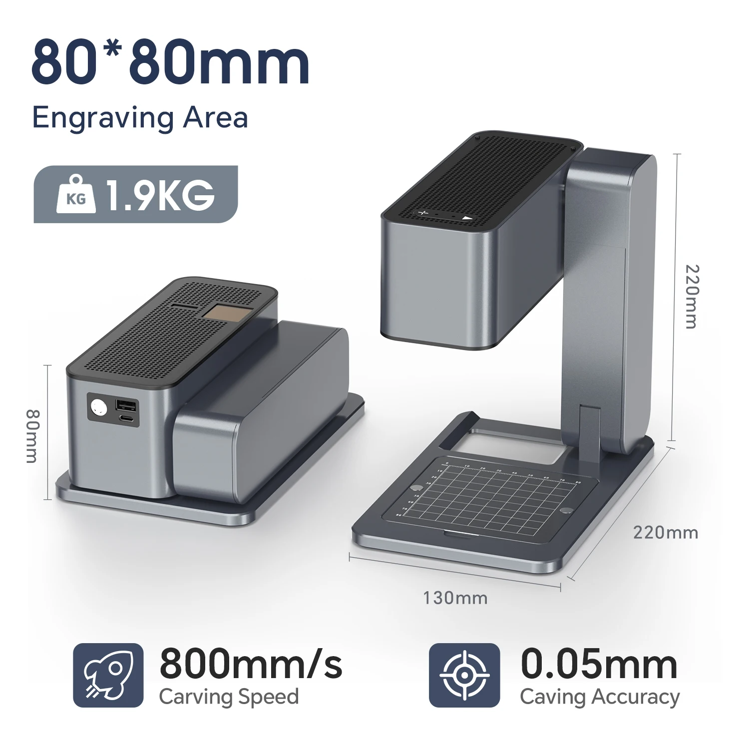 CAVERJOY Z3 Portable Laser Engraver Personalized 5W Wood Acrylic Cloth Ceramic Leather Autofocus DIY Laser Engraving Machine