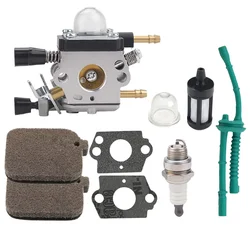 Carburetor For Stihl BG55 BG85 BG45 BG46 BG65 SH85 SH55 SH55C SH55Z Leaf Blower Carburetor Fuel Filter Gasket Spark Plug Kit